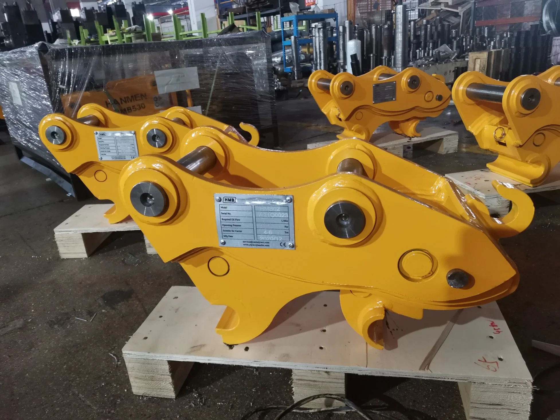 Excavators Attachments Hydraulic Quick Hitch Couplers for Connecting Excavator Buckets