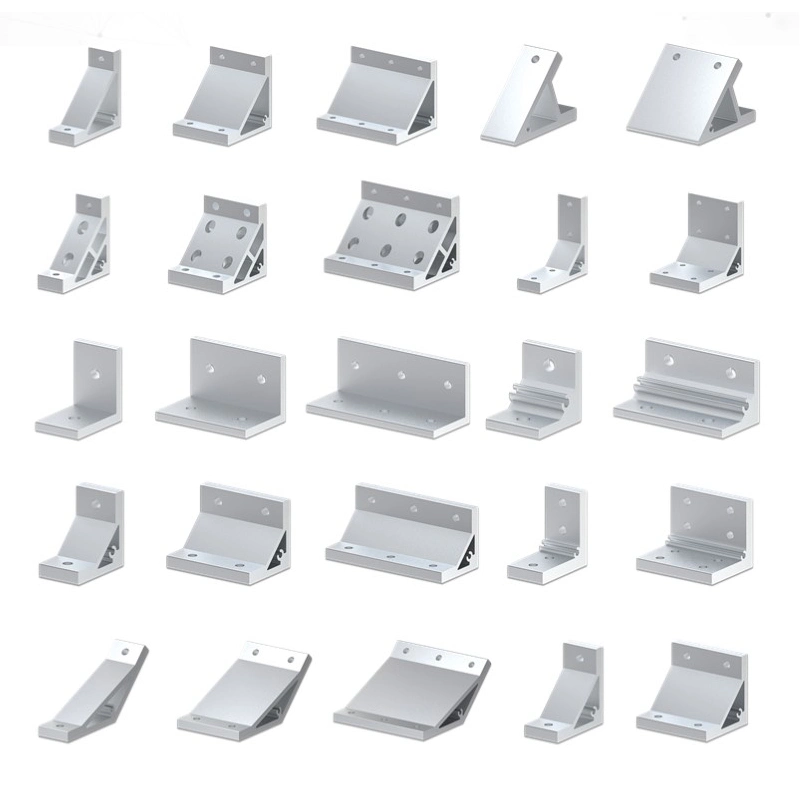 Aluminum Profile Connecting Accessories 45 90 135 Degree Angle Bracket