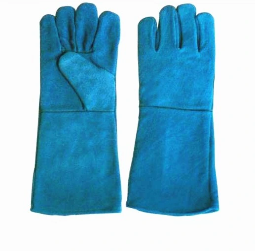 Long Leather Gloves Welding Gloves Safety Working Gloves