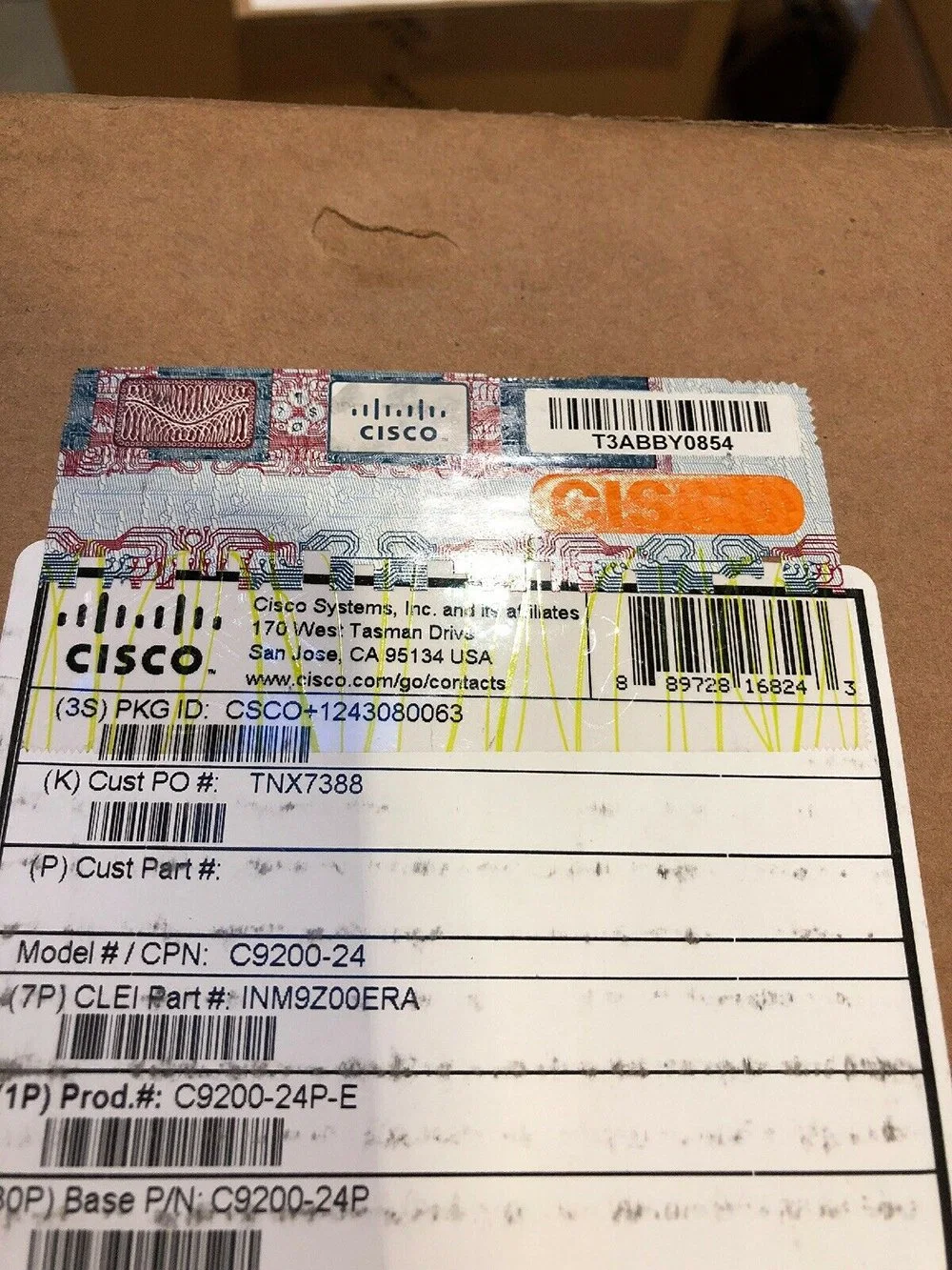 خدمات IP من نوع Cisco WS-C3850-48p-E Catalyst 3850 48 منفذ PoE. محول إيثرنت