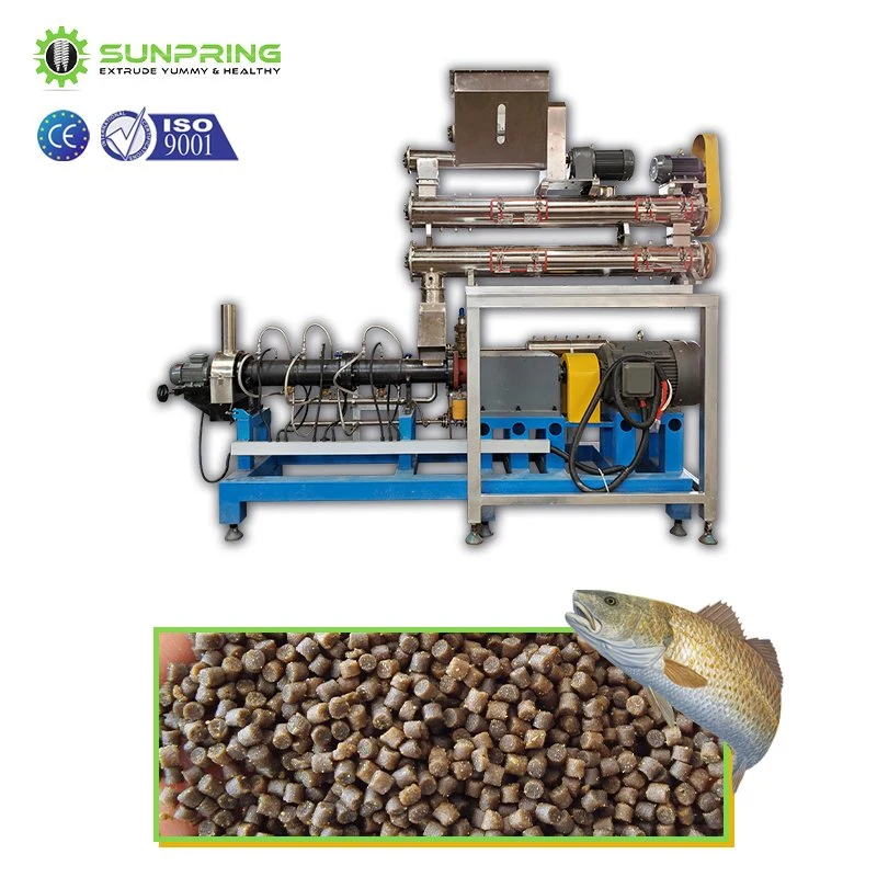 Professional Service Fish Food Making in Malayalam 200kg/H 500kg/H 800kg/H 1000kg/H 1500kg/H 2500kg/H 3500kg/H with Longer Screw