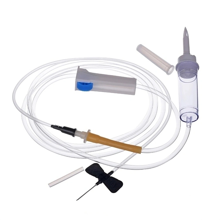 Disposable Infusion Set with Needle Customize Acceptable