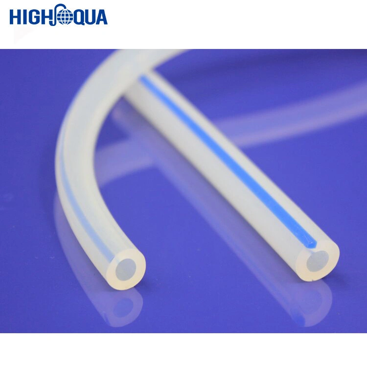 Red or Blue Colorful Soft No Smell Medical Silicone Tube Made in China