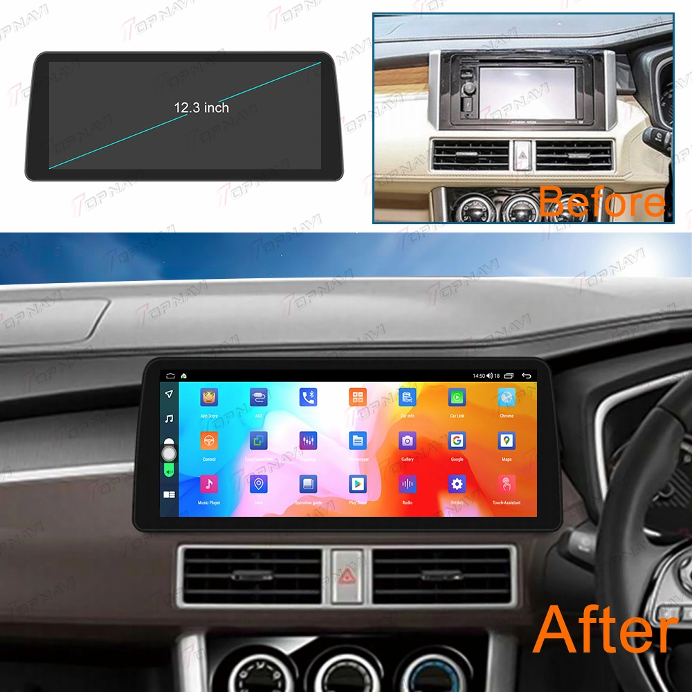 Автомобильный DVD-проигрыватель Android 12.3" для Mitsubishi Xpander 2017-2021 Car Stereo Радио