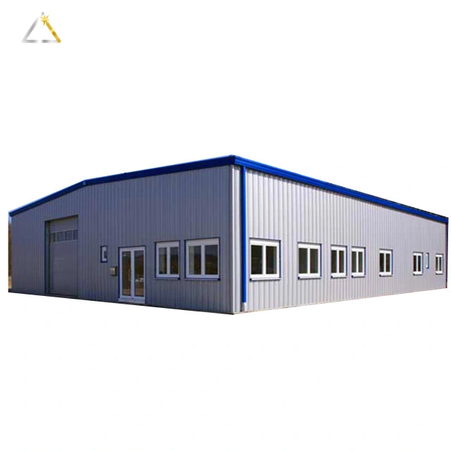 Steel Structure Construction Project Industrial Prefabricated Warehouse Workshop with H Section Frame