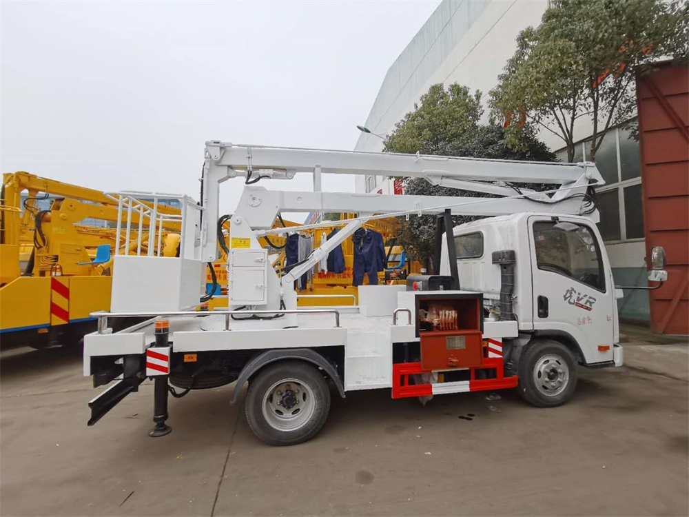 FAW 13m 16m 13meter 16meter Folding Boom Man Lift Truck for High Altitude Operation