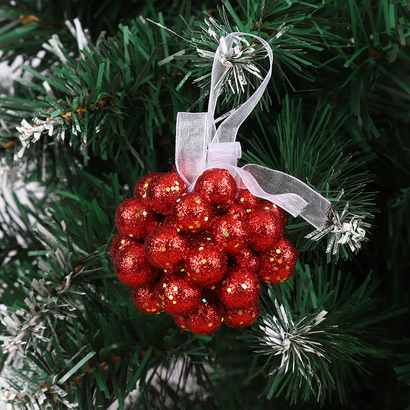 Sprinkle Gold Powder Christmas Foam Ball Decoration