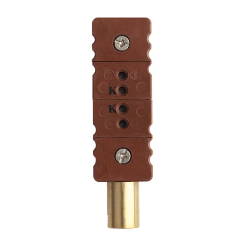 Conector estándar de termopar de todos los tipos disponibles enchufes hembra de alúmina para calentadores (doblar)