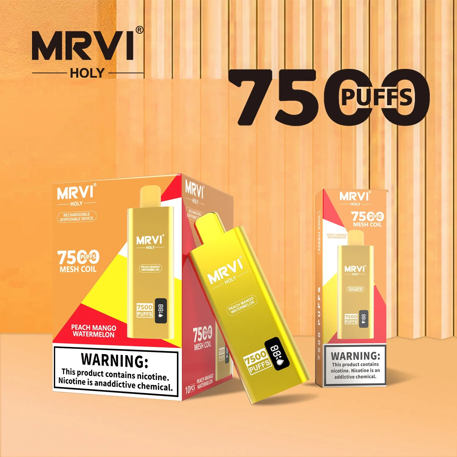 Vape Orion Bar 7500 أطواق مع 650mAh 5% نيكوتين حفاضات السجائر الإلكترونية من نوع Vape E-Cigarette الشهيرة التي يمكن التخلص منها بعد البيع بالجملة