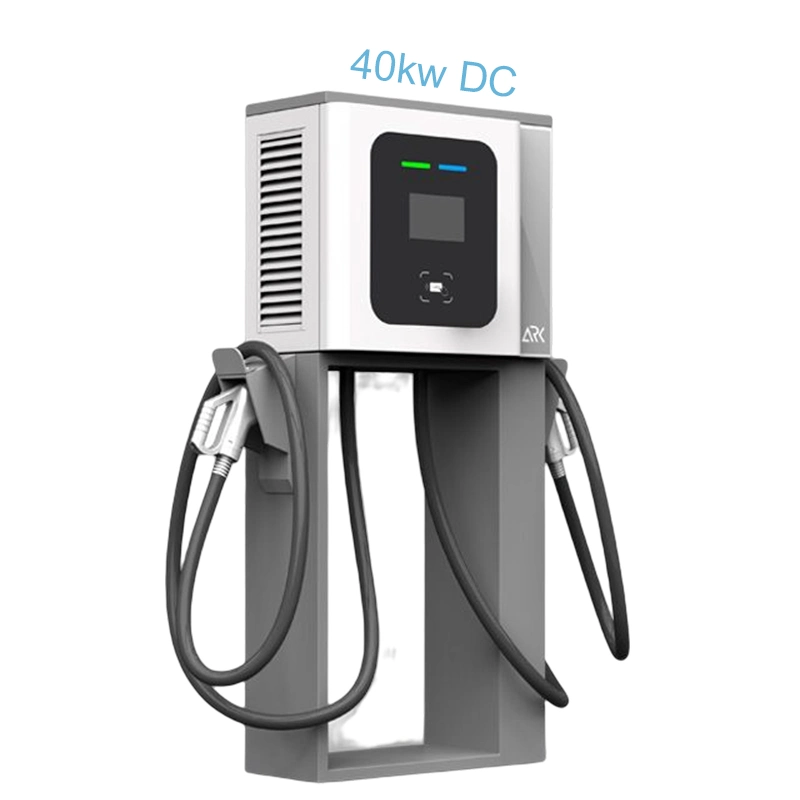 40kw Chademo CCS DC Chargeur rapide de station de chargeur EV Ocpp charge d'alimentation automatique de la protection de la RFID