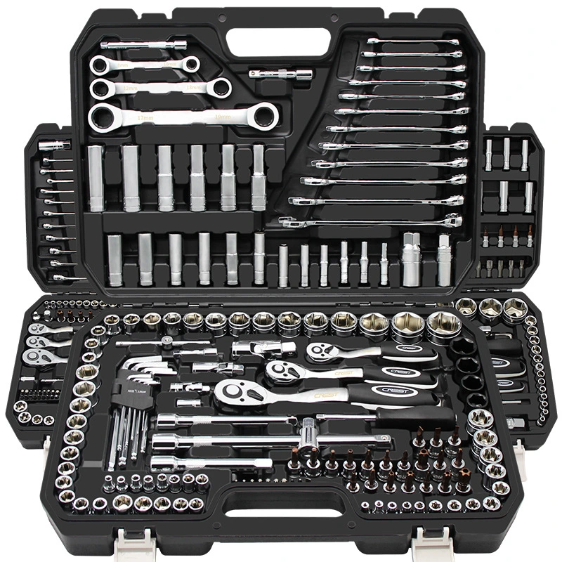 Jeux d'outils pour clés à douille de boîtier combo professionnel 216PCS