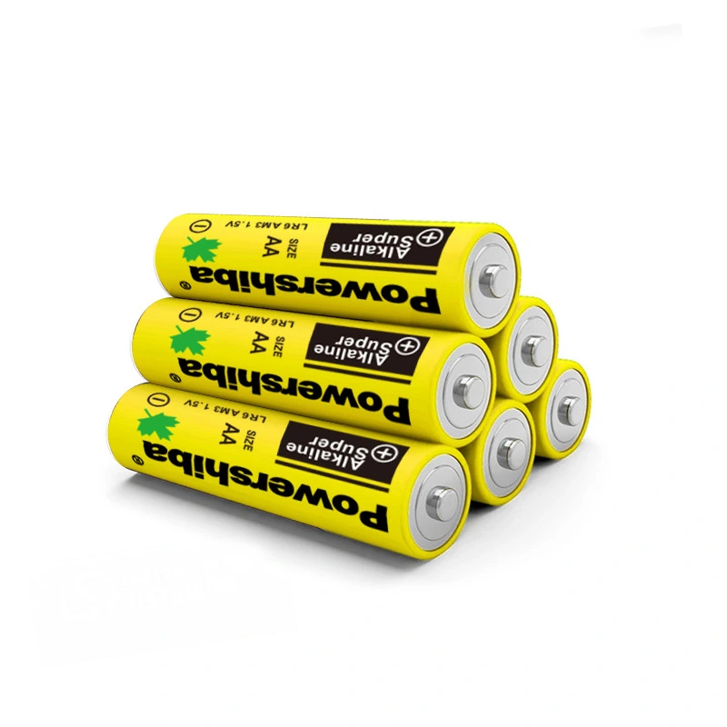 Lr6 1.5V Alkaline Battery Am3 AA Primary Battery