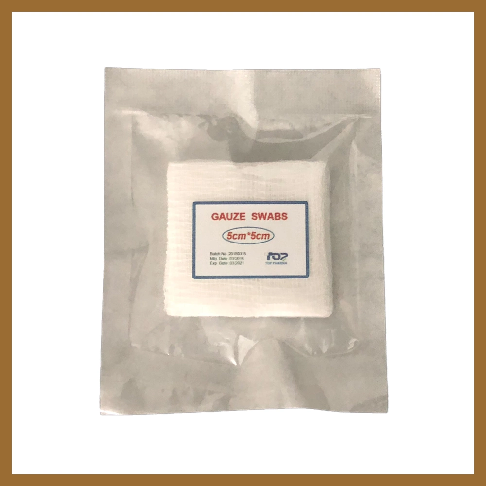 Absorbent Gauze Swabs 5*5cm Surgical CE ISO Certification