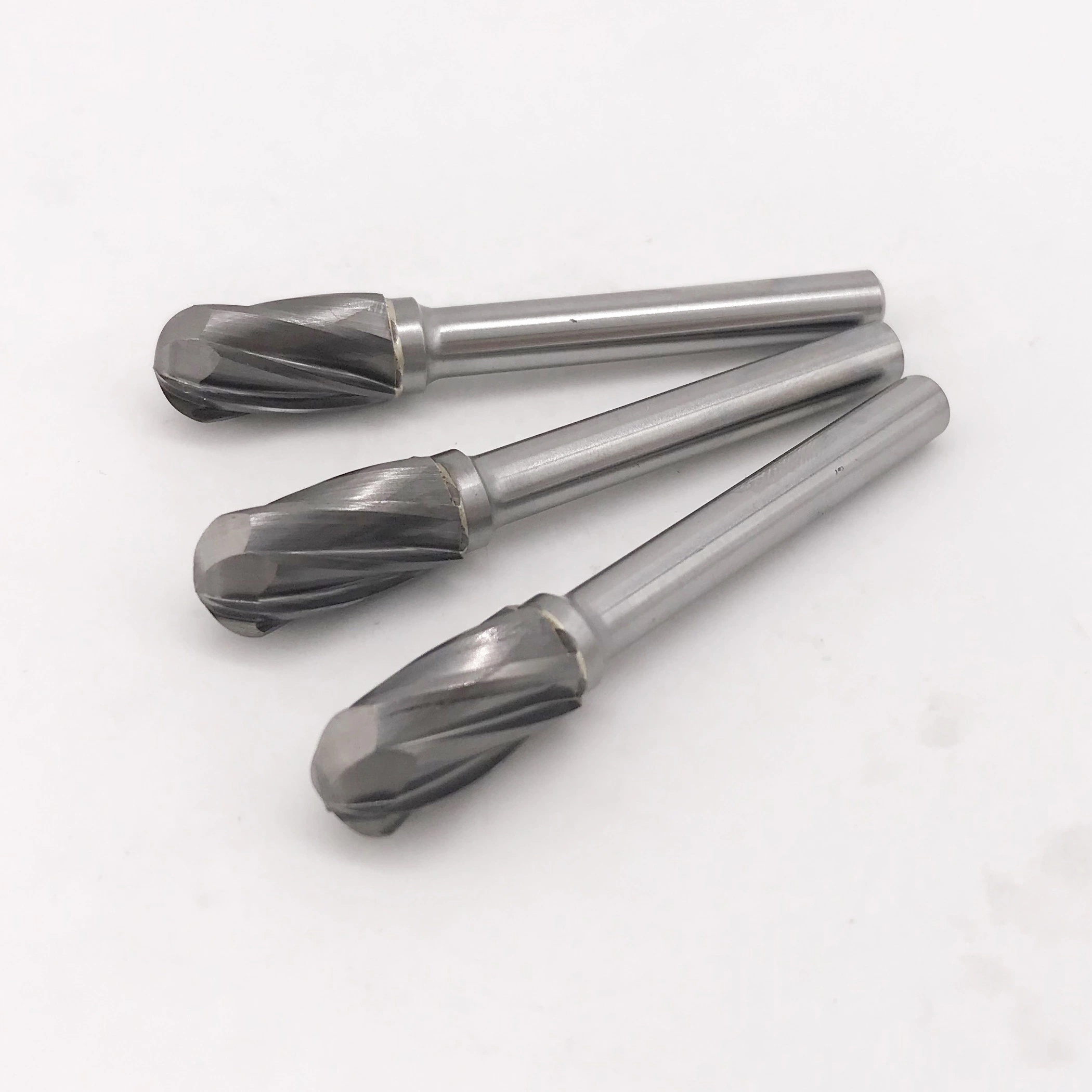 Cylindrical Shape Round End Carbide Bur Sc Dental Lab Burs