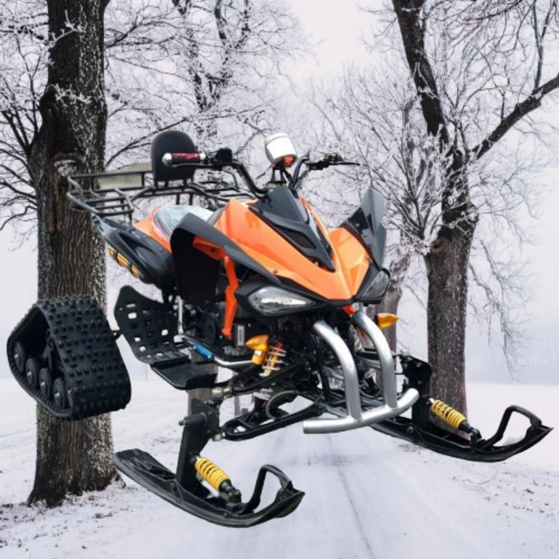 200cc gasolina Snowmobile para esquí de fondo