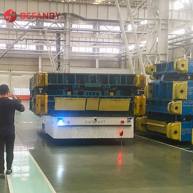 Foundry Plant Electric Railroad Car for Production Line Railless Transfer