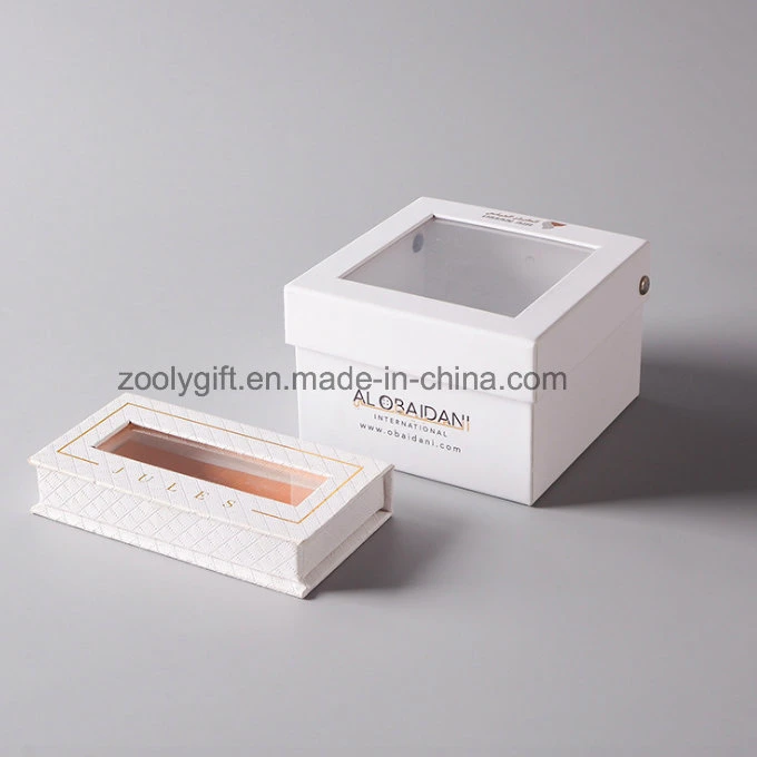 Book Style Gift Box with Decoration Cosmetic Packaging Box