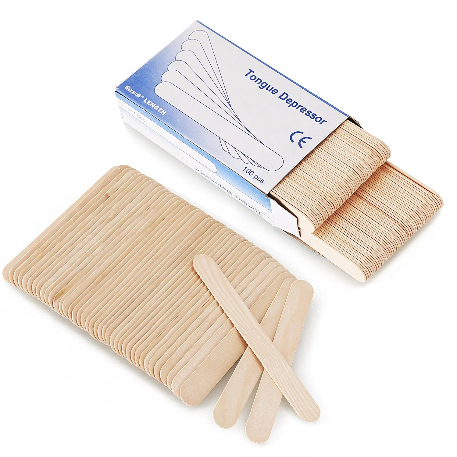 Disposable Medical Grade Sterile/Non Sterile Birch Wood/Bamboo Tongue Depressor