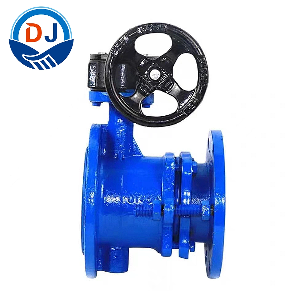 SD341X-10/16 Soft Sealing Manual Flanged Telescopic Butterfly Valve