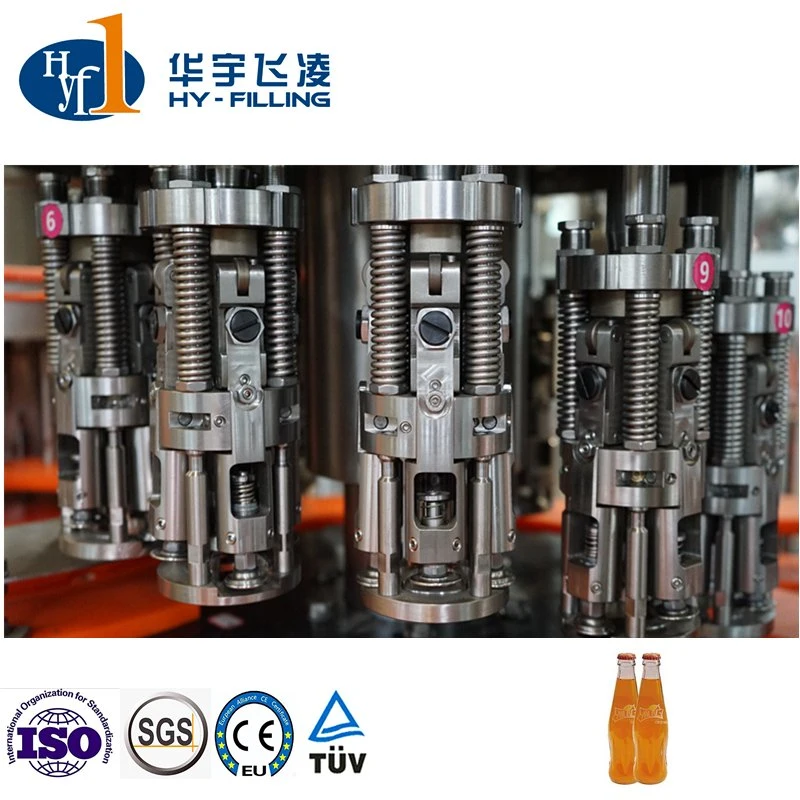 Glass/Pet Bottle Juice Tea CSD Carbonated Drinks Drinking Water Bottling Filling Machine