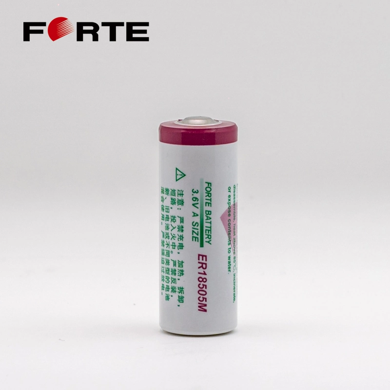 Non-Rechargeable a Battery Primary 3.6V Bobbin Type Er18505m Li-Socl2 Battery for Water, Gas Meter