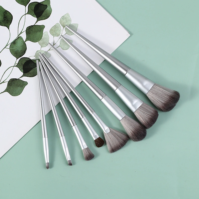 New 8 Horse Hair Makeup Brush Set Beginners Full Set of Loose Brush Blush Brush Beauty Makeup Tools Wholesale/Supplier