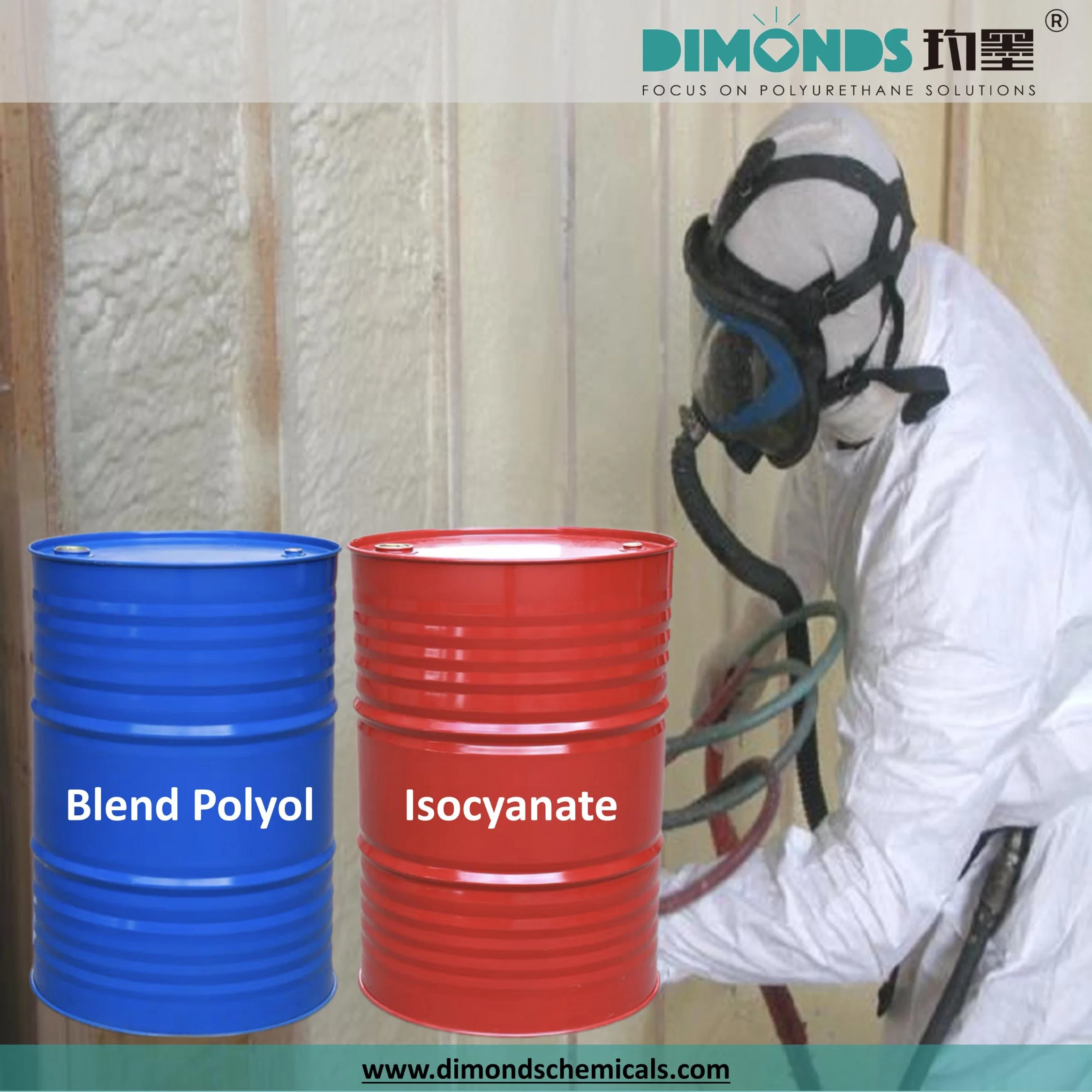 Two Component Polyurethane Chemicals for Closed Cell Spray Foam Insulation