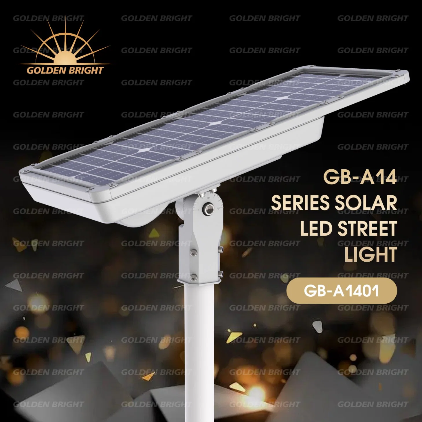 100W Landscape Outdoor Solar Battery LED Street Outdoor Lighting