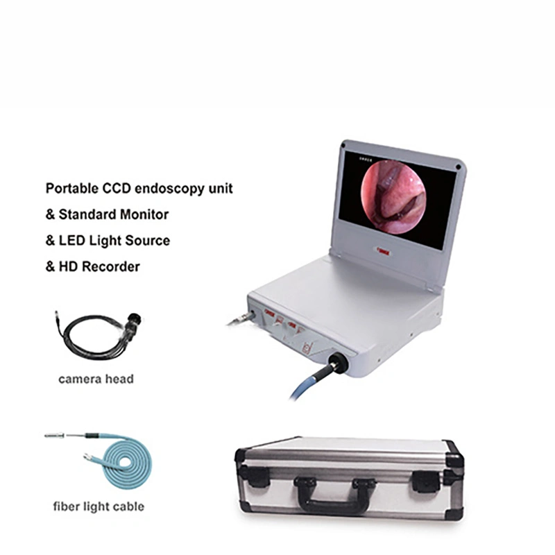 Standard Monitor LED Light Source CCD Portable Endoscope Camera Unit