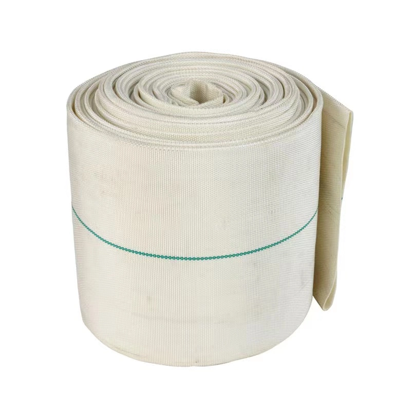 2.5 Inch Fire Hoses 8 Bar White Flexible PVC Double-Jacket Fire Hose