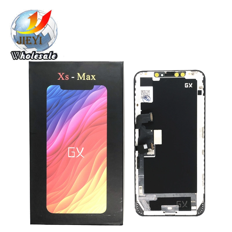 Precio al por mayor para el iPhone Xs Max Gx OLED pantalla LCD de pantalla táctil digitalizador sustitución