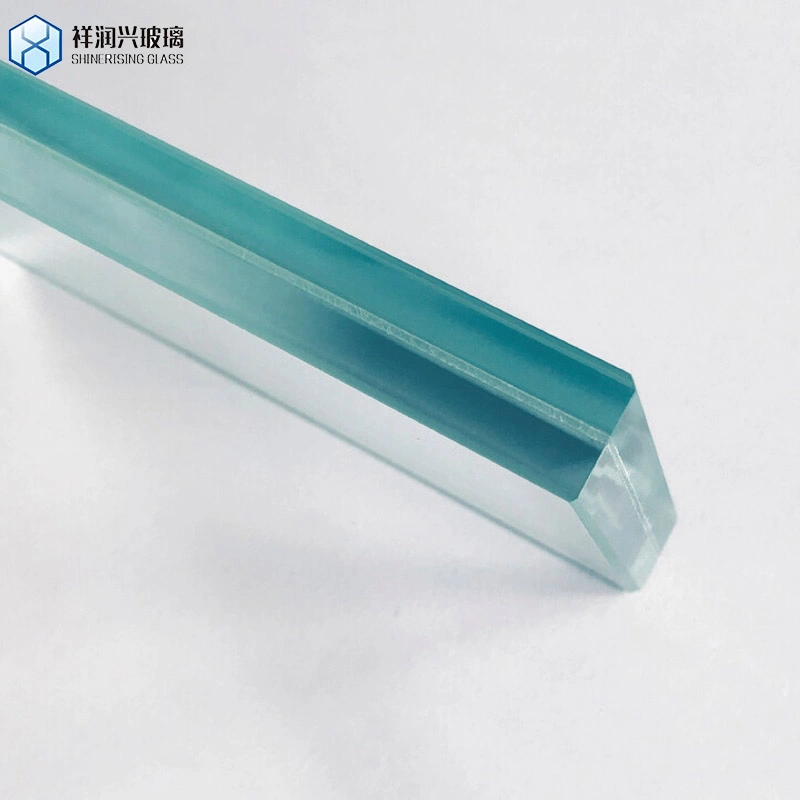 Factory Price Safety Clear Laminated Glass 6.38mm Transparent Colored PVB Film Glass with En Standard
