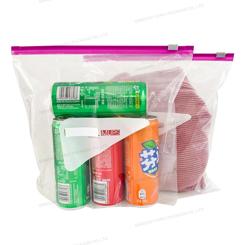 Virgin PE Plastic Zip Lock Poly Food Storage Slider Bag