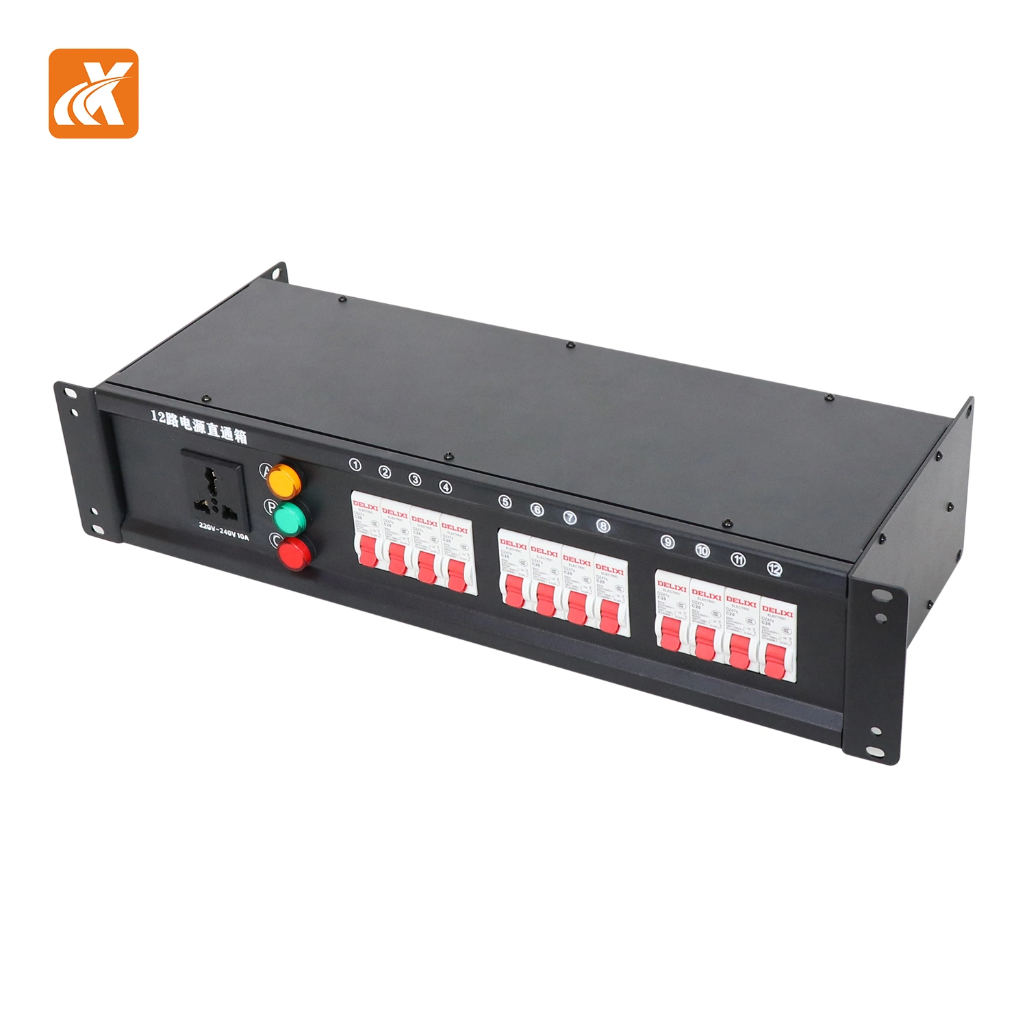 Model Ztx-H12 Through Box 100-200V 50-60Hz a. B. C Three-Phase Work Indicator Stage Lighting Equipment