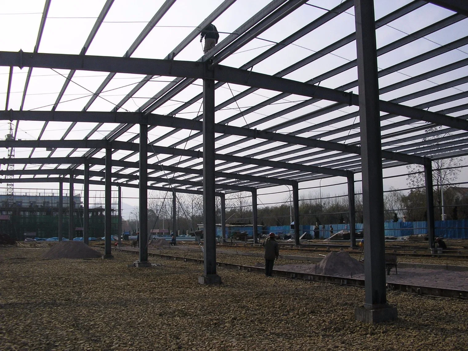 Industrial Metallic Framed Structure Building Construction
