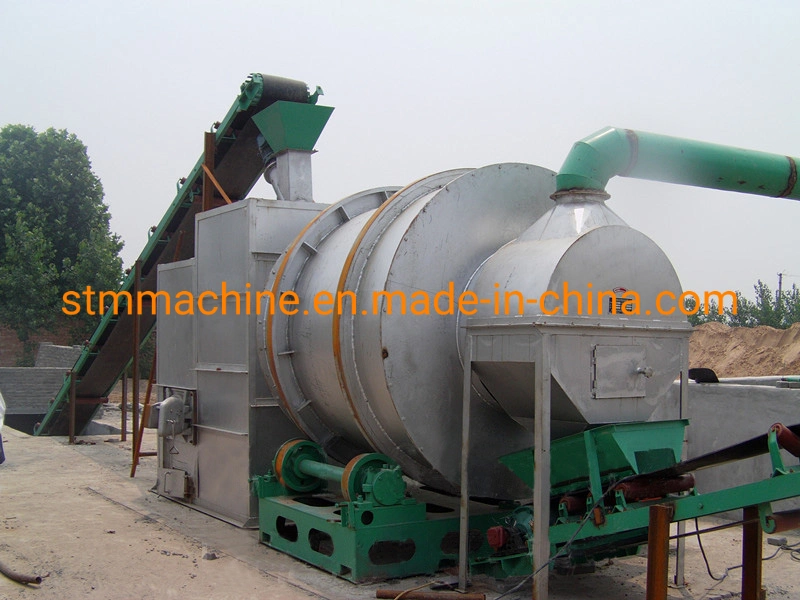 High Efficiency Coal Gas Saw Dust Sewage Sludge River Sand Rotary Dryer