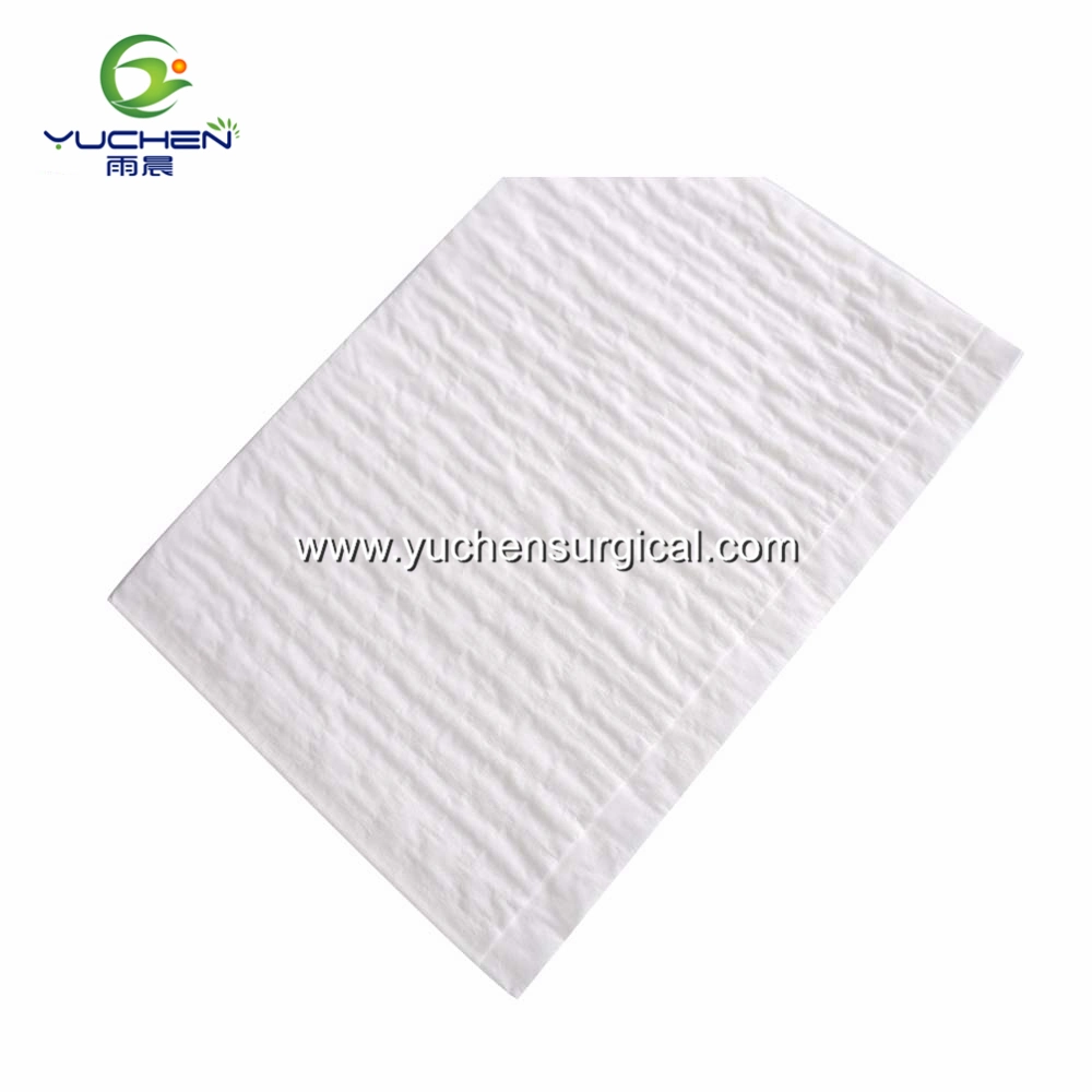 Toalha de papel médico descartável de alta absorvente toalha de mão cirúrgica de 3/4 camadas 30 * 40cm 55GSM, 65GSM com algodão Line para vestido/embalagem cirúrgico em Opreation