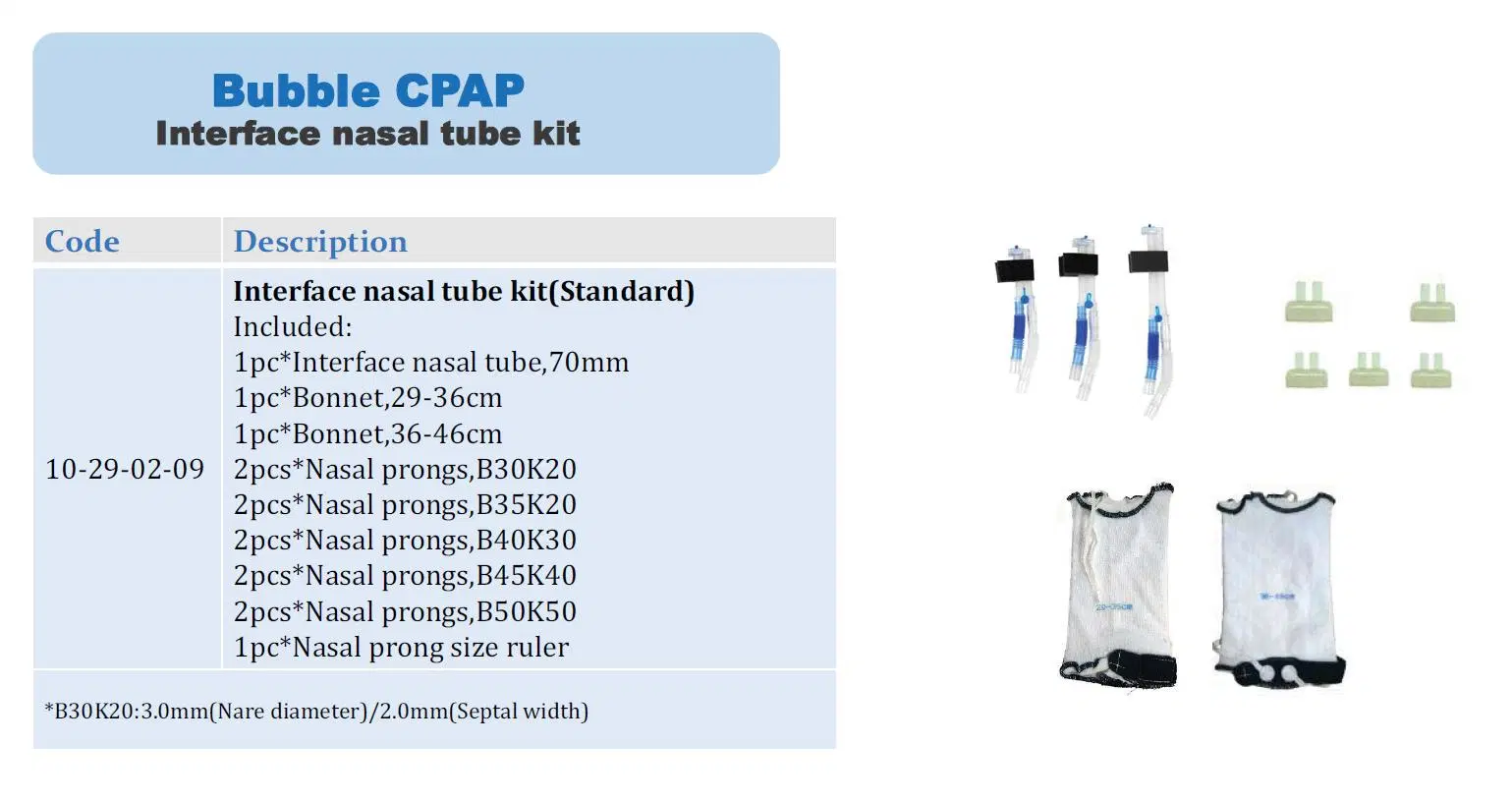 Máquina de ventilação respiratória para bebés, CPAP de bolha respiratória para lactentes (AD-I sem compressor)