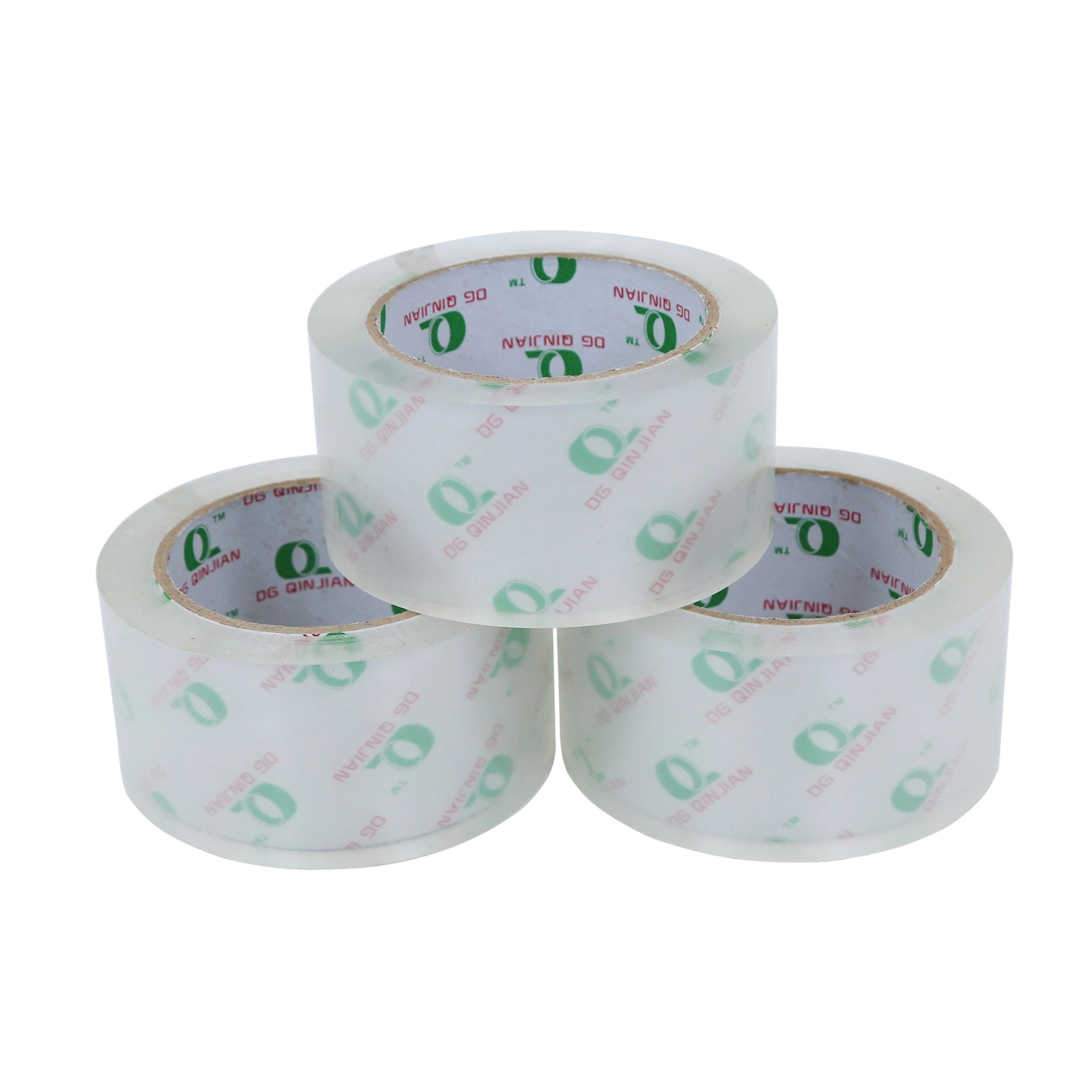 Silent sin burbuja Crystal Super Clear BOPP cinta de embalaje para Embalaje de cartón con ISO 9001