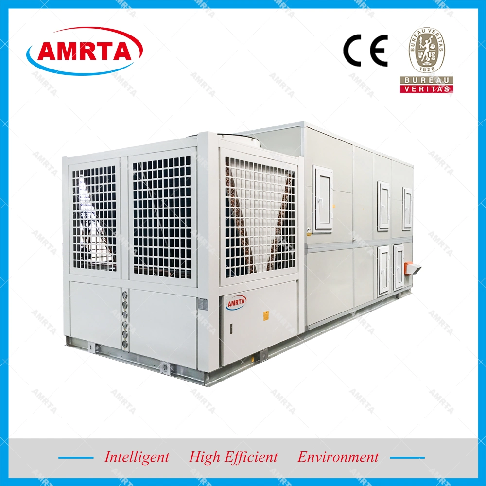 Customized Vertical Free Cooling Heat Recovery (Energy Recovery) Dx Rooftop Packaged Unit with Stainless Steel HVAC System Tent Air Conditioner