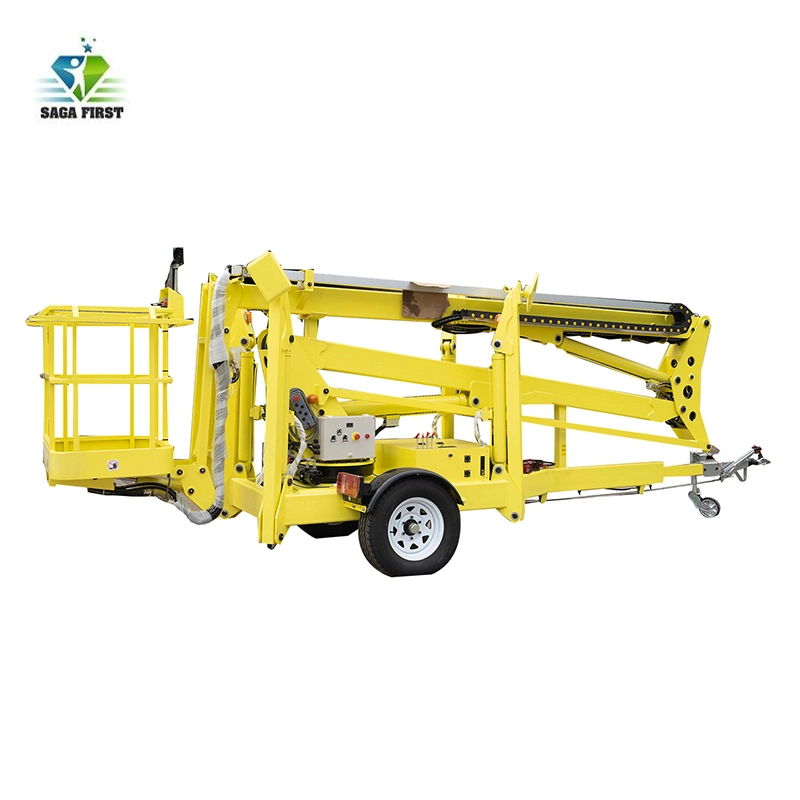 China Cherry Picker Spider Lift Man Boom Lift Aerial Work Platform