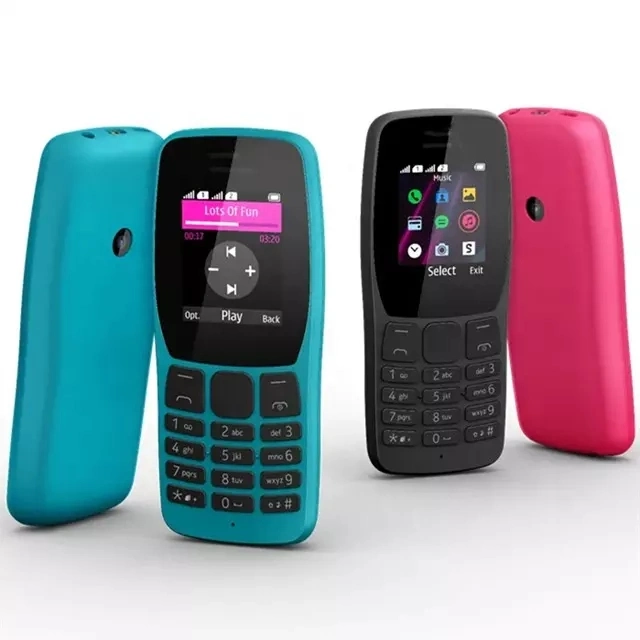 Para Nokia 110 (2019) Super barato original Wholesale/Suppliers fábrica desbloqueado Slider 3G Classic Bar Teléfono Móvil