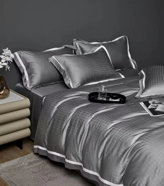 Hot Sale 100% Tencel Jacquard 4-PC Bedding Set