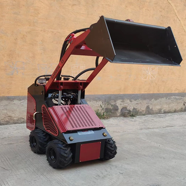 Mini Wheel Skid Steer Loader Multifunctional Accessories Price