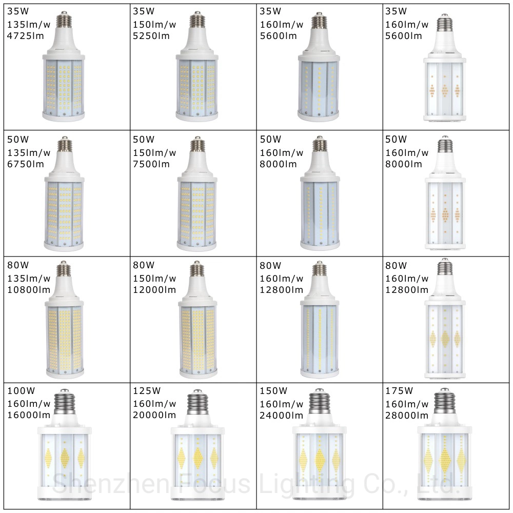 175W 28000lm مصباح LED HID E39 E40 بديل LED 250W 400W 1000W HPS 400W 400 واط 1000W مصباح هاليد المعدن 500W 1000W 1500W هالوجين