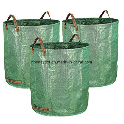 72 Gallons Garden Waste Bags Garden Bag Reusable Heavy Duty Gardening Bags, Lawn Pool Garden Leaf Waste Bag Esg10198