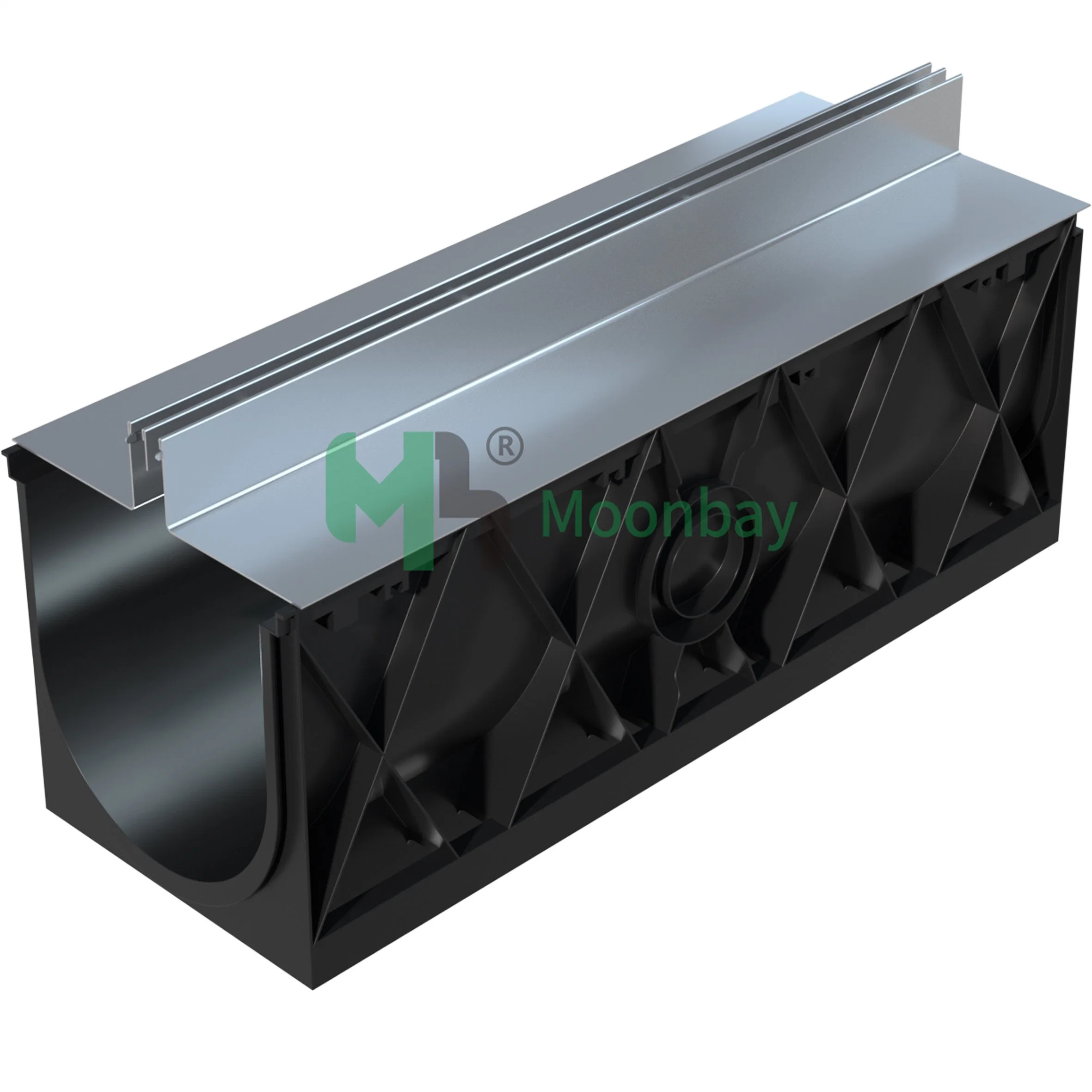 Quality Trench Drain Plastic Drainage Channel with Various Cover