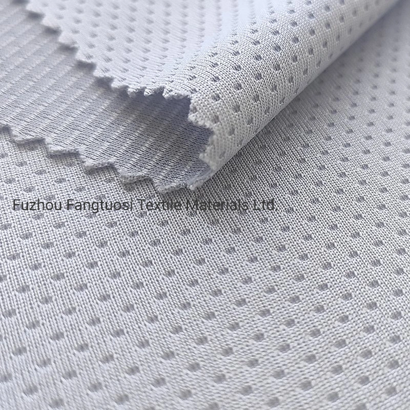 100% Polyester Material Sport Interlock Knitting Mesh Fabric for Football Wear