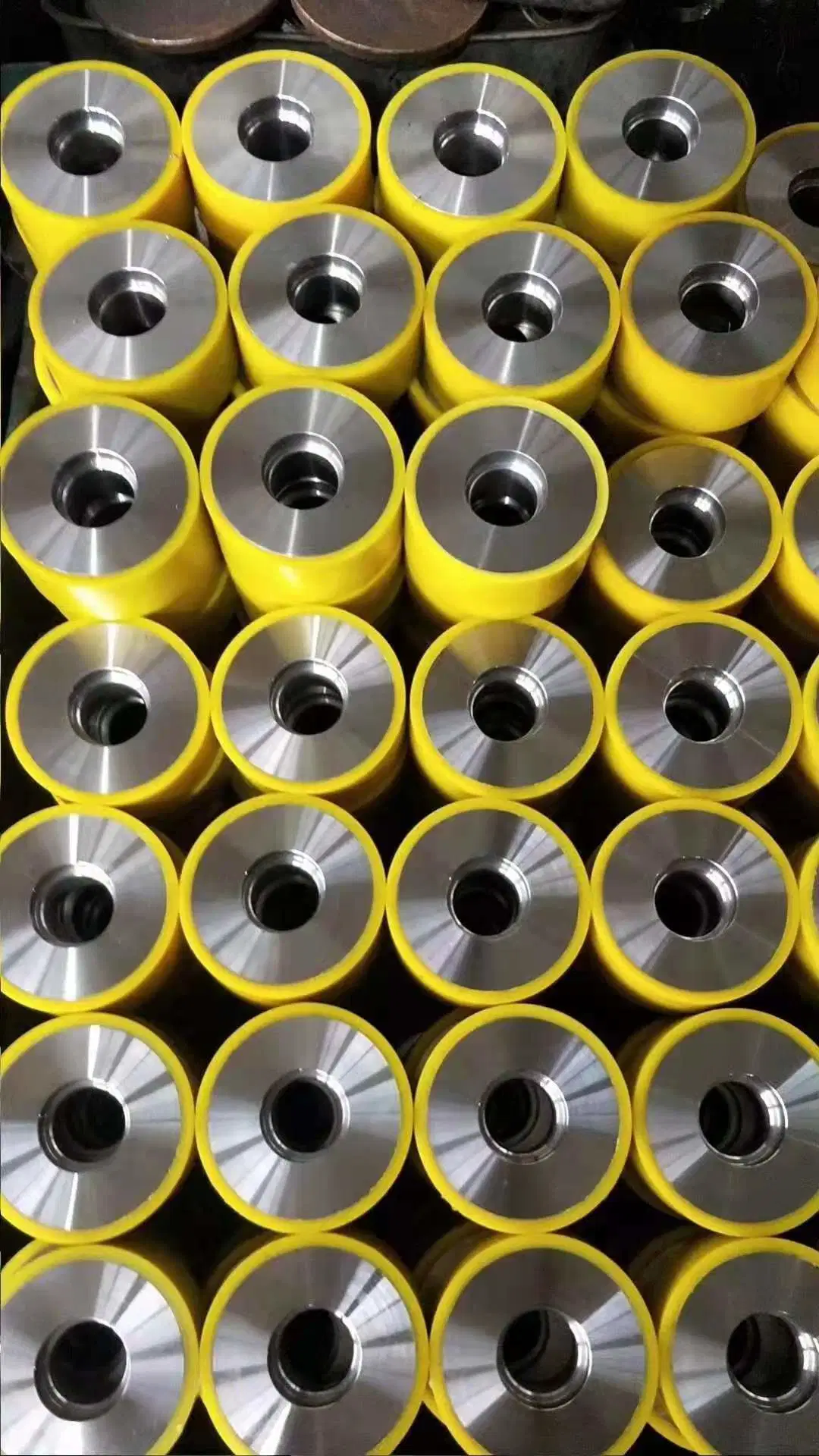 Abrasion Resisant Polyurethane Roller PU Roller Urethane Covered Roller Rubber Covered Roller Transmission Roller