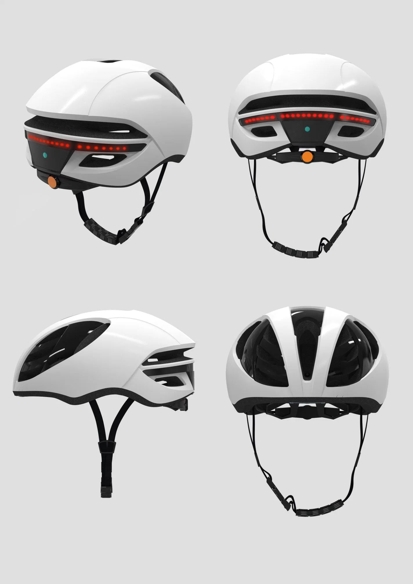 Smart casco con luces de Turing de izquierda a derecha MOTO MOTOCICLETA Hemlet con flash LED